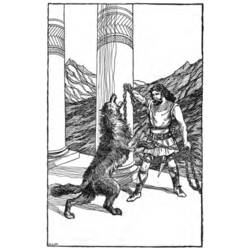 Malvorlage: Nordische Mythologie (Götter und Göttinnen) #110517 - Kostenlose Malvorlagen zum Ausdrucken
