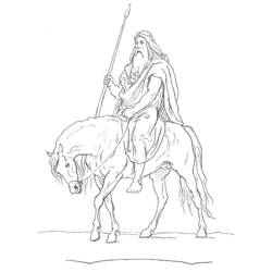 Malvorlage: Nordische Mythologie (Götter und Göttinnen) #110543 - Kostenlose Malvorlagen zum Ausdrucken