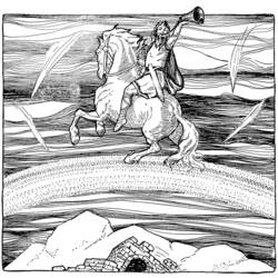 Malvorlage: Nordische Mythologie (Götter und Göttinnen) #110548 - Kostenlose Malvorlagen zum Ausdrucken