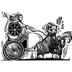 Malvorlage: Nordische Mythologie (Götter und Göttinnen) #110591 - Kostenlose Malvorlagen zum Ausdrucken