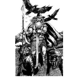 Malvorlage: Nordische Mythologie (Götter und Göttinnen) #110593 - Kostenlose Malvorlagen zum Ausdrucken