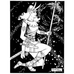 Malvorlage: Nordische Mythologie (Götter und Göttinnen) #110715 - Kostenlose Malvorlagen zum Ausdrucken