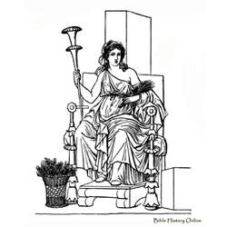 Malvorlage: Römische Mythologie (Götter und Göttinnen) #110028 - Kostenlose Malvorlagen zum Ausdrucken