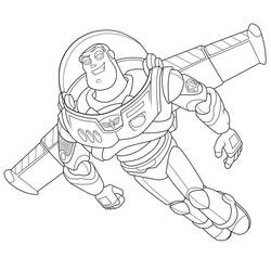 Malvorlage: Abenteuer von Buzz Lightyear (Karikaturen) #46610 - Kostenlose Malvorlagen zum Ausdrucken
