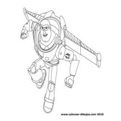 Malvorlage: Abenteuer von Buzz Lightyear (Karikaturen) #46731 - Kostenlose Malvorlagen zum Ausdrucken