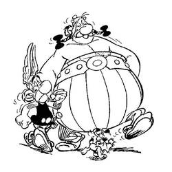 Malvorlage: Asterix und Obelix (Karikaturen) #24373 - Kostenlose Malvorlagen zum Ausdrucken