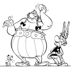 Malvorlage: Asterix und Obelix (Karikaturen) #24374 - Kostenlose Malvorlagen zum Ausdrucken