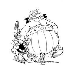 Malvorlage: Asterix und Obelix (Karikaturen) #24379 - Kostenlose Malvorlagen zum Ausdrucken