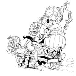 Malvorlage: Asterix und Obelix (Karikaturen) #24389 - Kostenlose Malvorlagen zum Ausdrucken