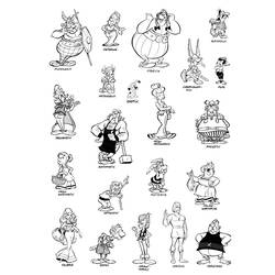 Malvorlage: Asterix und Obelix (Karikaturen) #24396 - Kostenlose Malvorlagen zum Ausdrucken