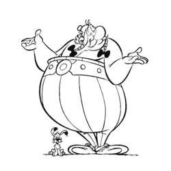 Malvorlage: Asterix und Obelix (Karikaturen) #24408 - Kostenlose Malvorlagen zum Ausdrucken