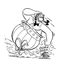 Malvorlage: Asterix und Obelix (Karikaturen) #24442 - Kostenlose Malvorlagen zum Ausdrucken
