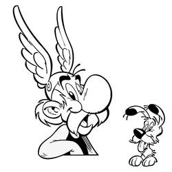 Malvorlage: Asterix und Obelix (Karikaturen) #24455 - Kostenlose Malvorlagen zum Ausdrucken