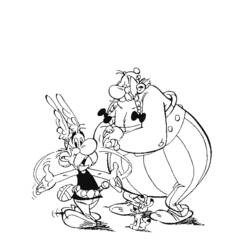 Malvorlage: Asterix und Obelix (Karikaturen) #24485 - Kostenlose Malvorlagen zum Ausdrucken