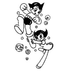 Malvorlage: Astro Boy (Karikaturen) #45380 - Kostenlose Malvorlagen zum Ausdrucken