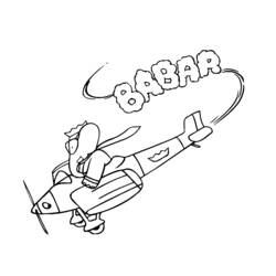Malvorlage: Babar (Karikaturen) #27901 - Kostenlose Malvorlagen zum Ausdrucken