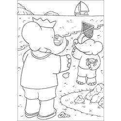 Malvorlage: Babar (Karikaturen) #27980 - Kostenlose Malvorlagen zum Ausdrucken