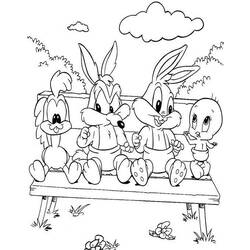 Malvorlage: Baby Looney Tunes (Karikaturen) #26509 - Kostenlose Malvorlagen zum Ausdrucken