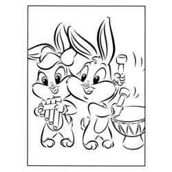 Malvorlage: Baby Looney Tunes (Karikaturen) #26514 - Kostenlose Malvorlagen zum Ausdrucken