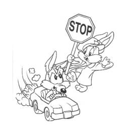 Malvorlage: Baby Looney Tunes (Karikaturen) #26515 - Kostenlose Malvorlagen zum Ausdrucken