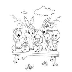 Malvorlage: Baby Looney Tunes (Karikaturen) #26528 - Kostenlose Malvorlagen zum Ausdrucken
