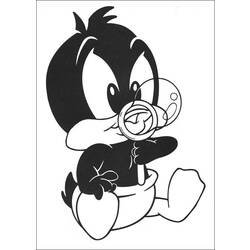 Malvorlage: Baby Looney Tunes (Karikaturen) #26545 - Kostenlose Malvorlagen zum Ausdrucken