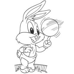 Malvorlage: Baby Looney Tunes (Karikaturen) #26546 - Kostenlose Malvorlagen zum Ausdrucken