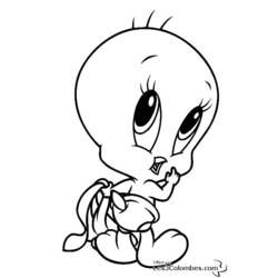 Malvorlage: Baby Looney Tunes (Karikaturen) #26575 - Kostenlose Malvorlagen zum Ausdrucken