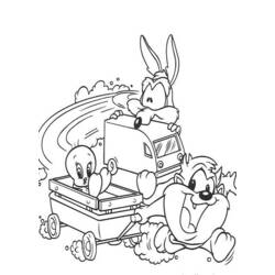 Malvorlage: Baby Looney Tunes (Karikaturen) #26586 - Kostenlose Malvorlagen zum Ausdrucken