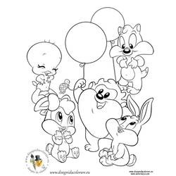 Malvorlage: Baby Looney Tunes (Karikaturen) #26598 - Kostenlose Malvorlagen zum Ausdrucken