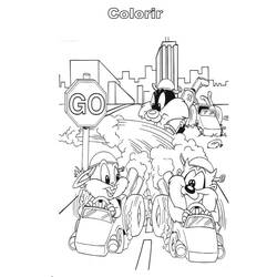 Malvorlage: Baby Looney Tunes (Karikaturen) #26602 - Kostenlose Malvorlagen zum Ausdrucken