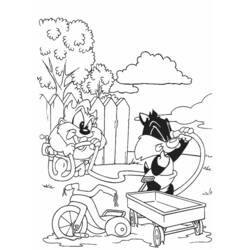 Malvorlage: Baby Looney Tunes (Karikaturen) #26608 - Kostenlose Malvorlagen zum Ausdrucken