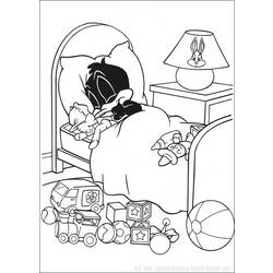 Malvorlage: Baby Looney Tunes (Karikaturen) #26615 - Kostenlose Malvorlagen zum Ausdrucken