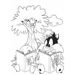 Malvorlage: Baby Looney Tunes (Karikaturen) #26617 - Kostenlose Malvorlagen zum Ausdrucken