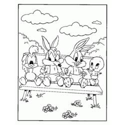 Malvorlage: Baby Looney Tunes (Karikaturen) #26623 - Kostenlose Malvorlagen zum Ausdrucken