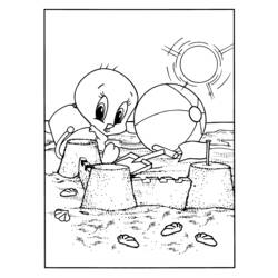 Malvorlage: Baby Looney Tunes (Karikaturen) #26649 - Kostenlose Malvorlagen zum Ausdrucken