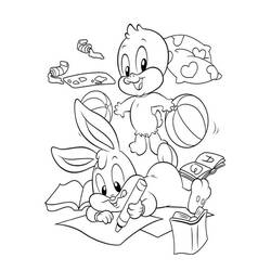 Malvorlage: Baby Looney Tunes (Karikaturen) #26682 - Kostenlose Malvorlagen zum Ausdrucken