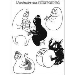 Malvorlage: Barbapapa (Karikaturen) #36462 - Kostenlose Malvorlagen zum Ausdrucken