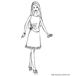 Malvorlage: Barbie (Karikaturen) #27562 - Kostenlose Malvorlagen zum Ausdrucken
