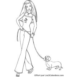 Malvorlage: Barbie (Karikaturen) #27743 - Kostenlose Malvorlagen zum Ausdrucken
