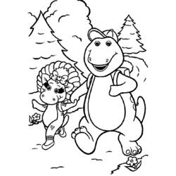 Malvorlage: Barney und seine Freunde (Karikaturen) #40914 - Kostenlose Malvorlagen zum Ausdrucken