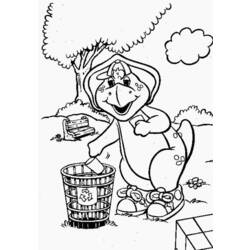 Malvorlage: Barney und seine Freunde (Karikaturen) #40916 - Kostenlose Malvorlagen zum Ausdrucken