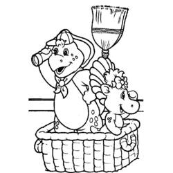 Malvorlage: Barney und seine Freunde (Karikaturen) #40944 - Kostenlose Malvorlagen zum Ausdrucken
