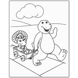 Malvorlage: Barney und seine Freunde (Karikaturen) #40962 - Kostenlose Malvorlagen zum Ausdrucken