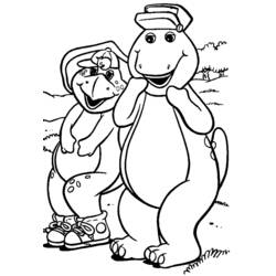 Malvorlage: Barney und seine Freunde (Karikaturen) #40977 - Kostenlose Malvorlagen zum Ausdrucken