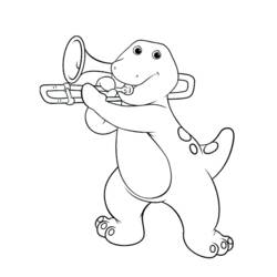 Malvorlage: Barney und seine Freunde (Karikaturen) #41016 - Kostenlose Malvorlagen zum Ausdrucken