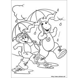 Malvorlage: Barney und seine Freunde (Karikaturen) #41069 - Kostenlose Malvorlagen zum Ausdrucken