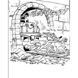 Malvorlage: Beep Beep und Coyote (Karikaturen) #47149 - Kostenlose Malvorlagen zum Ausdrucken