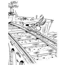 Malvorlage: Beep Beep und Coyote (Karikaturen) #47156 - Kostenlose Malvorlagen zum Ausdrucken