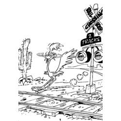 Malvorlage: Beep Beep und Coyote (Karikaturen) #47159 - Kostenlose Malvorlagen zum Ausdrucken